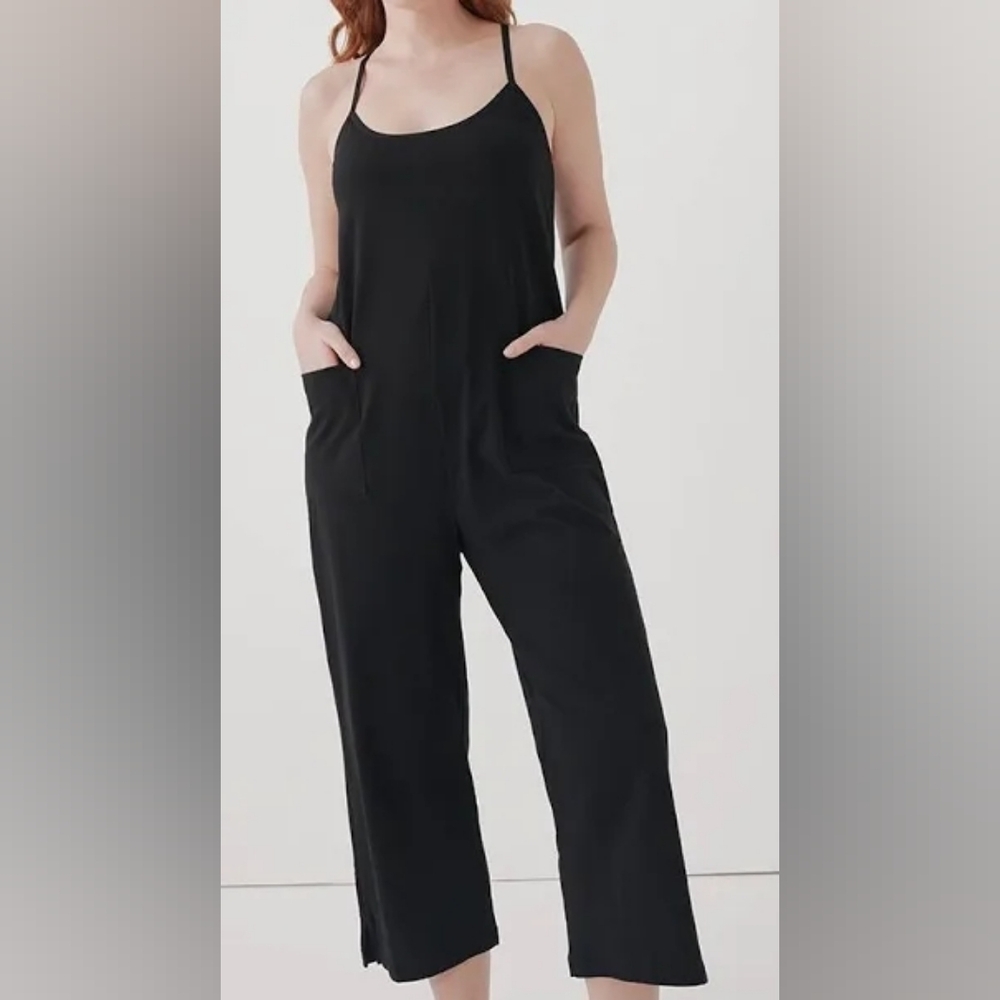 Pact Cool Stretch Organic Lounge Jumpsuit